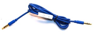 Koptelefoonkabel met microfoon 1,25m